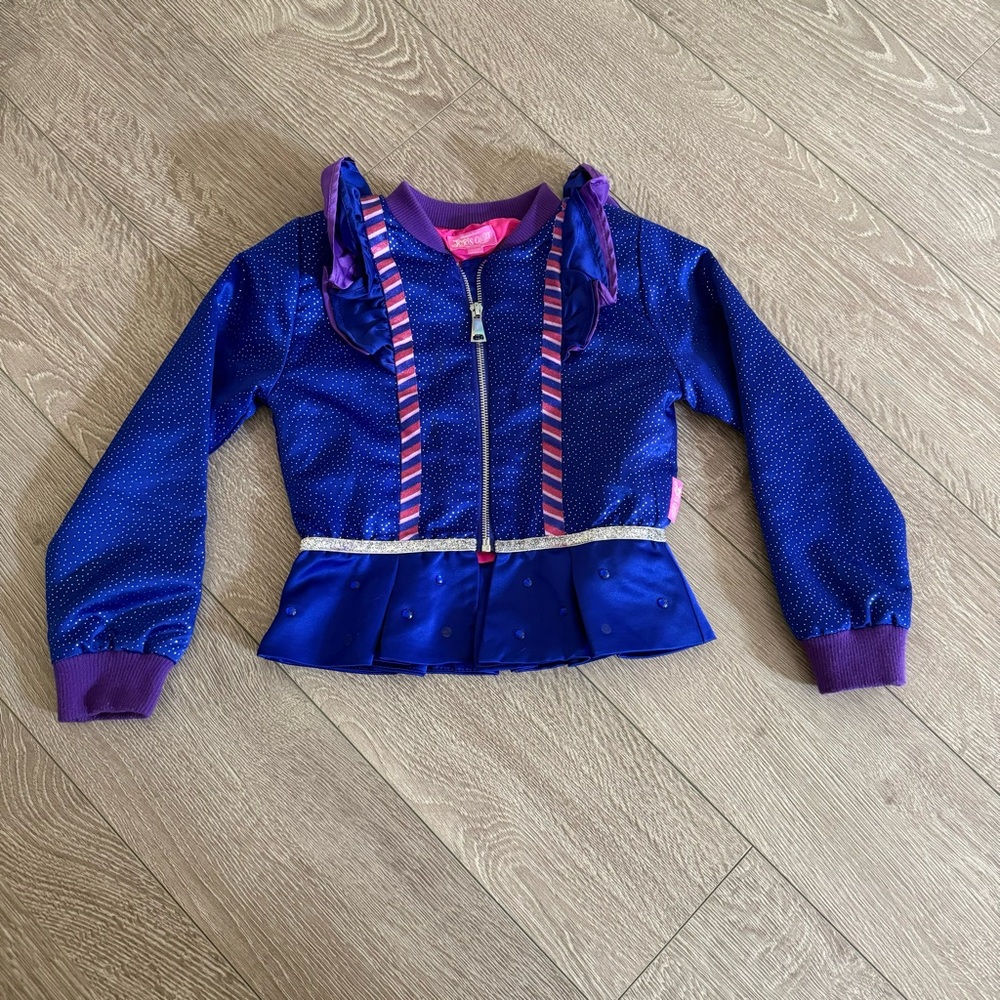 Jojo Siwa Girl Blue Costume Performance Fashion Jacket. Size 6